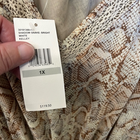 Jessica Simpson full length snake print dress new tags attached size 1X - Picture 11 of 15